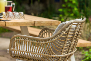 Fauteuil de jardin en résine tressée - PEMBA