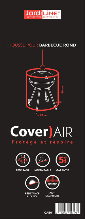 Etiquette Housse de protection pour barbecue rond - Cover)Air