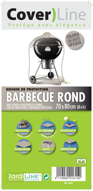 Etiquette Housse de protection pour barbecue rond - Cover)Line