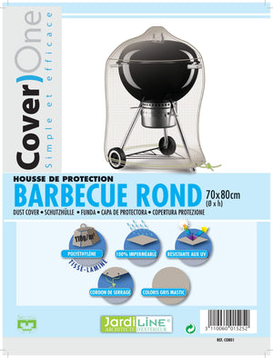 Etiquette Housse de protection pour barbecue rond - Cover)One