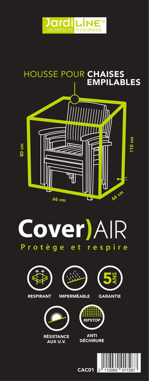Etiquette Housse de protection pour chaises empilables - Cover)Air