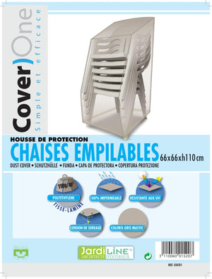Etiquette Housse de protection pour chaises empilables - Cover)One