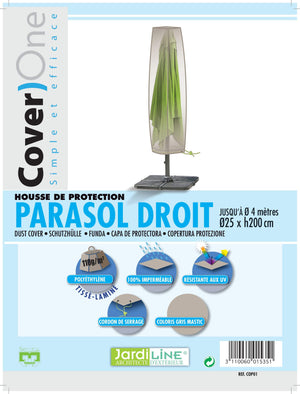 Etiquette Housse de protection pour parasol droit - jusqu'à Ø 4m - Cover)One
