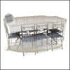 Housse de protection pour table rectangulaire + chaises - 8/10 pers. - Cover)Line