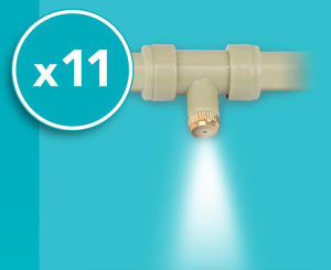 Zoom buse du Kit Brumisateur autonome à monter - 11 buses laiton