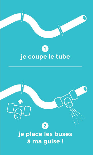 Instruction montage des buses du Kit Brumisateur autonome à monter - 11 buses laiton