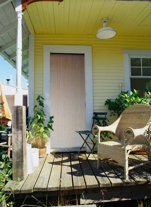 Ambiance Rideau de porte en bâtonnets de bambou vernis - TERRACOTTA
