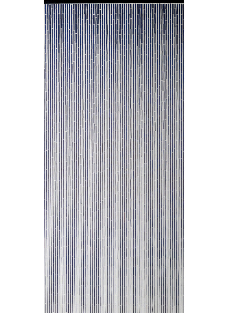 Rideau de porte en bâtonnets de bambou vernis - AUBERGINE