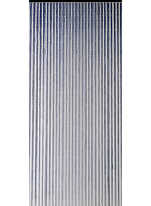 Rideau de porte en bâtonnets de bambou vernis - AUBERGINE