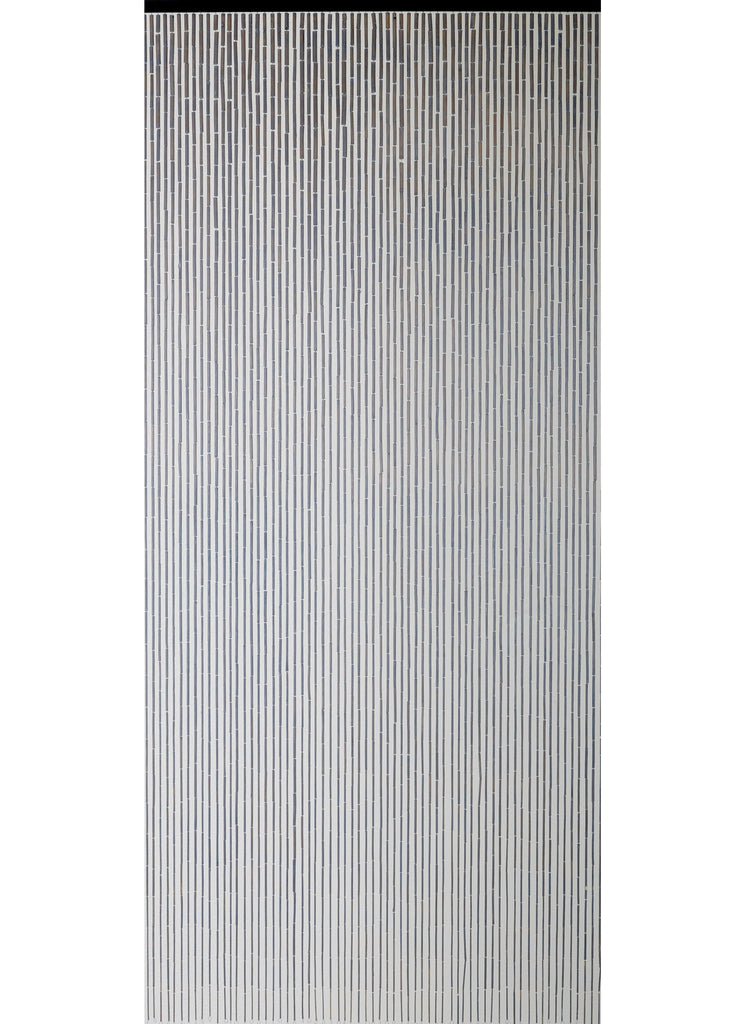 Rideau de porte en bâtonnets de bambou vernis - TAUPE