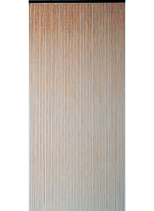 Rideau de porte en bâtonnets de bambou vernis - TERRACOTTA