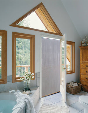 Ambiance Rideau de porte en chaînettes aluminium - Kriska Argent