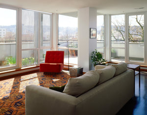 Ambiance Rideau de porte en chaînettes aluminium - Kriska Argent