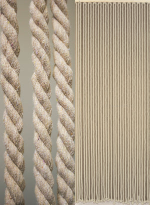 Rideau de porte en corde de coton tressée - CORDAGE - ECRU