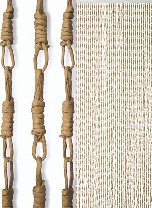 Rideau de porte en torsades de papier - Papyrus - CAFE