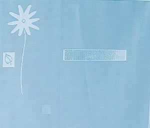 Zoom Rideau de porte moustiquaire - Bleu Lavande - Moustidéco