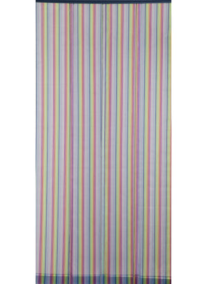 Rideau de porte moustiquaire - Moustirayures 4 bandes