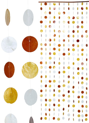 Rideau de porte vintage - Manille Ambré