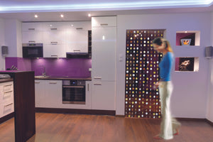 Ambiance Rideau de porte vintage - Manille Ambré