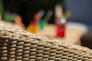 Salon en résine tressée naturel 4 pièces - KOH TAO - 4 pers.