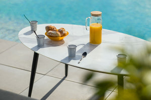 Salon détente en aluminium Perle 5 pièces - CABRERA - 6 pers.