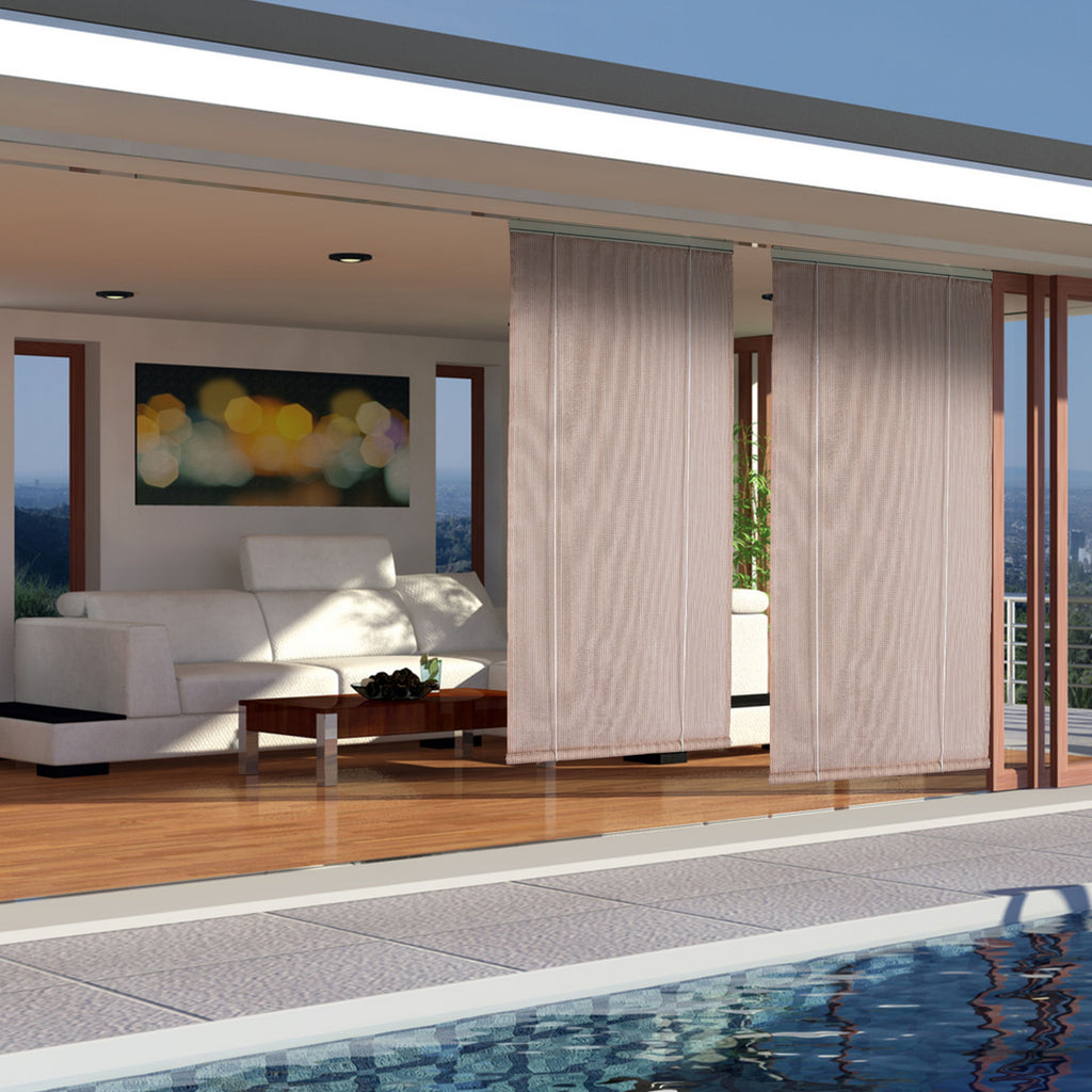 Store d'ombrage polyéthylène tressé - SABLE