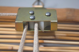 Enrouleur du Store d'ombrage en baguette de roseau - Café