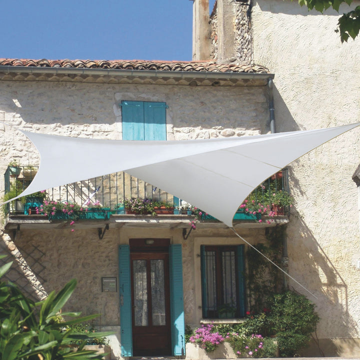 Voile d'ombrage carré - 3.60m - SERENITY - BLANC